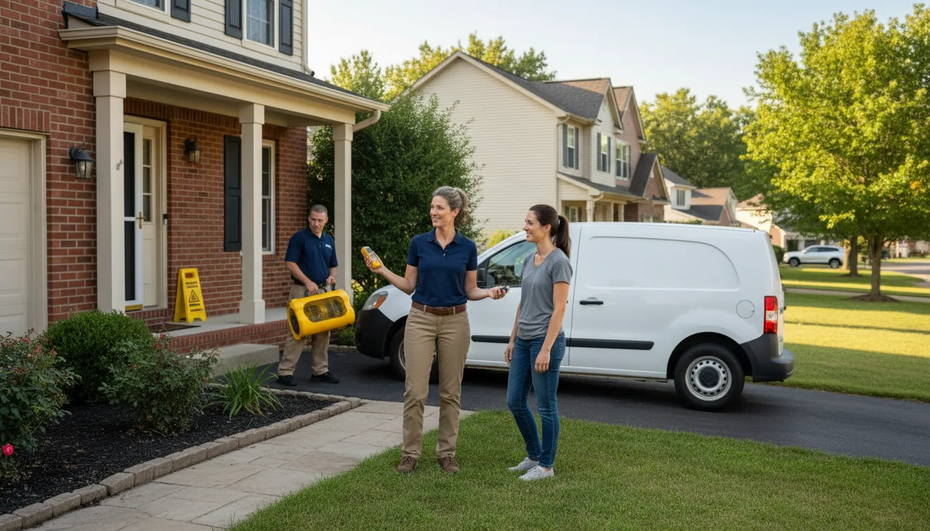 Residential water damage restoration in Anthony, NM